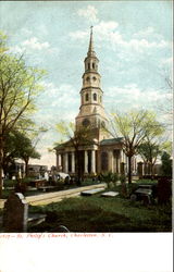 St. Philip's Church Charleston, SC Postcard Postcard