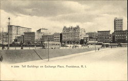 Tall Buildings On Exchange Place Postcard