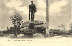 Soldiers Monument Postcard