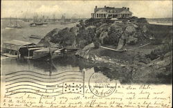 Beacon Rock; Residence Of E. D. Morgan Newport, RI Postcard Postcard