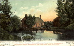 The Birthplace Of Gilbert Stuart Postcard