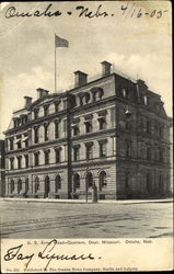 U. S. Army Head-Quarters Dept. Missouri Postcard