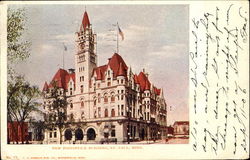 New Post Office Building Postcard