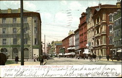 Main Street North Of Court Square Postcard