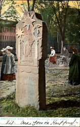A Historic Stone, State Street Postcard