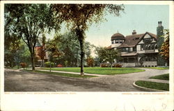 Crescent Hill Residence Springfield, MA Postcard Postcard
