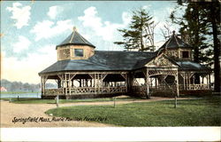 Rustic Pavilion, Forest Park Postcard