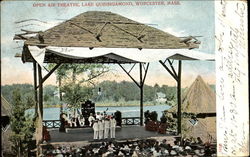 Open Air Theatre, Lake quinsigamond Postcard