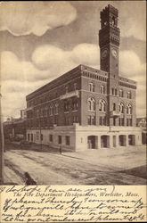 The Fire Department Headquarters Postcard