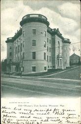 Women's Club Building Postcard
