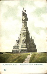 National Monument To The Forefathers Postcard