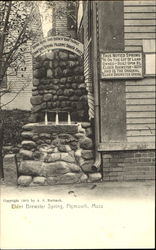 Elder Brewster Spring Postcard