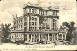 Hotel Zinzendorf Winston-Salem, NC Postcard Postcard