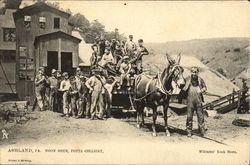 Noon Hour Potts Colliery Ashland, PA Postcard Postcard