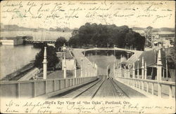 Bird's Eye View Of The Oaks Postcard
