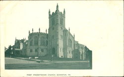 First Presbyterian Church Scranton, PA Postcard Postcard