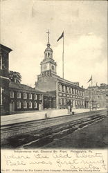 Independence Hall, Chestnut Str. Front Philadelphia, PA Postcard Postcard