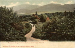 Franconia Range From The Garriage Road Postcard