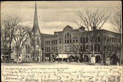 Methodist Church And Kidder Building Postcard