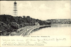 River Drive, Fairmount Park Postcard