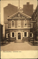 Carpenters Hall Postcard