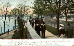 Riverside Park And Drive Postcard