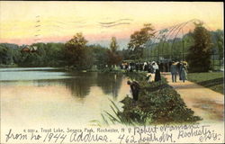Trout Lake, Seneca Park Postcard