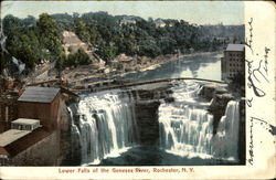 Lower Falls Of The Genesee River Postcard