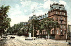 Congress Hall Hotel Saratoga Springs, NY Postcard Postcard