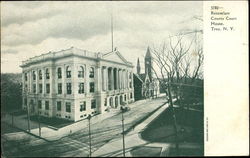Rensselaer County Court House Postcard