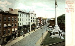 Soldier's And Sailor's Monument, Monument Square Postcard