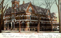 Albany High School New York Postcard Postcard