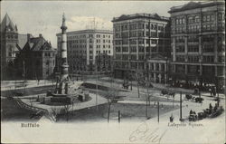 Lafayette Square Buffalo, NY Postcard Postcard