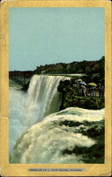 American Fall, Goat Island Niagara, NY Postcard Postcard