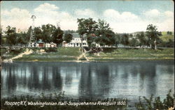Washingtonian Hall Hooper, NY Postcard Postcard