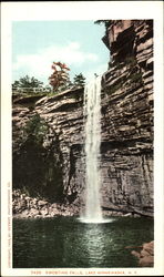 Awosting Falls Lake Minnewaska, NY Postcard 