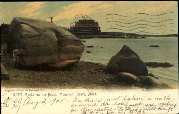 Rocks On The Beach Monument Beach Massachusetts