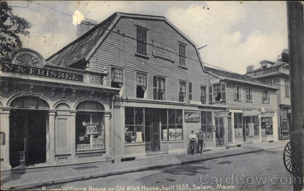Roger Williams House Or Old Witch House Salem Massachusetts