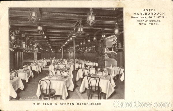 Hotel Marlborough, Broadway 36 & 37 St, Herald Square New York City
