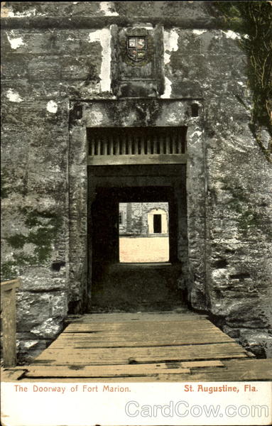 The Doorway Of Fort Marion St. Augustine Florida
