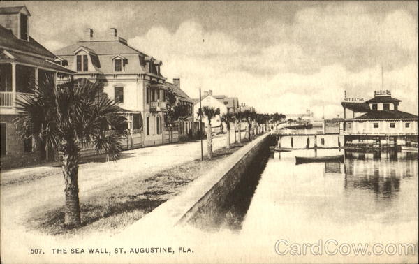 The Sea Wall St. Augustine Florida