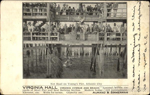 Virginia Hall, Virginia Avenue and Beach Atlantic City New Jersey