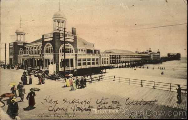 Steel Pier And Beach Atlantic City New Jersey