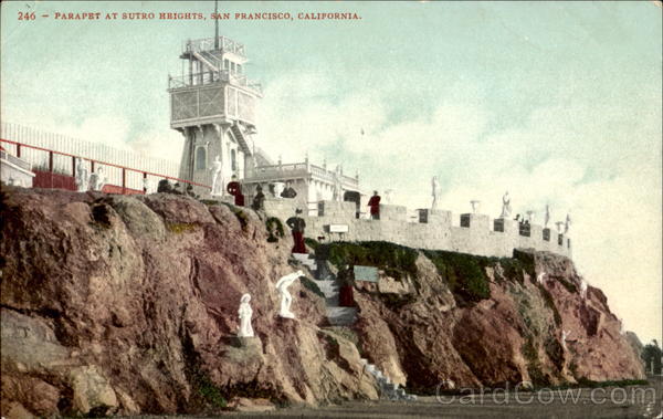 Parapet At Sutro Heights San Francisco California