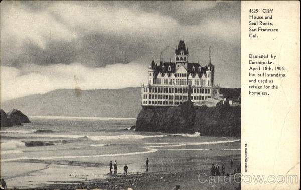 Cliff House And Seal Rocks San Francisco California
