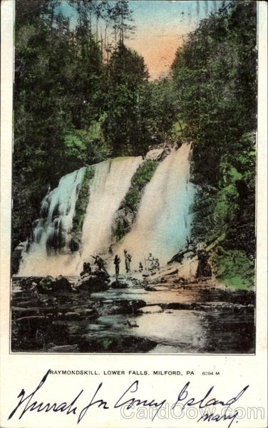 Raymondskill, Lower Falls Milford Pennsylvania