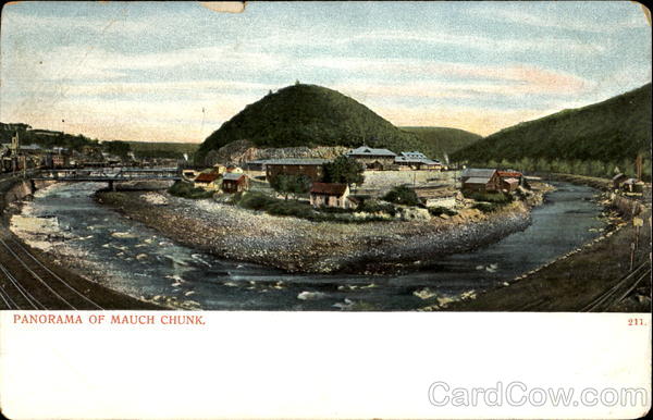 Panorama Of Mauch Chunk Jim Thorpe Pennsylvania