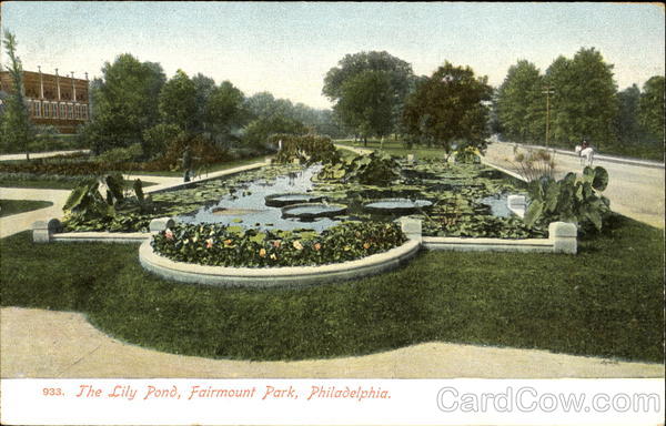 The Lily Pond, Fairmount Park Philadelphia Pennsylvania