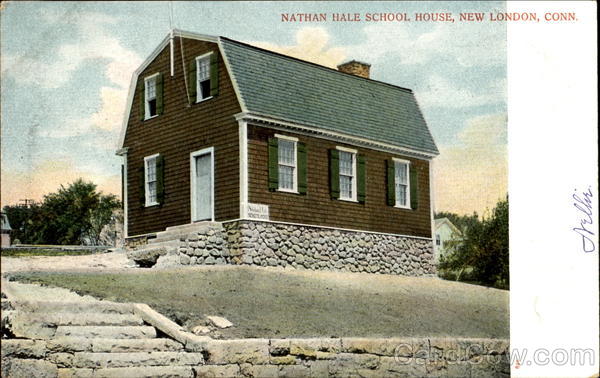 Nathan Hale School House New London Connecticut