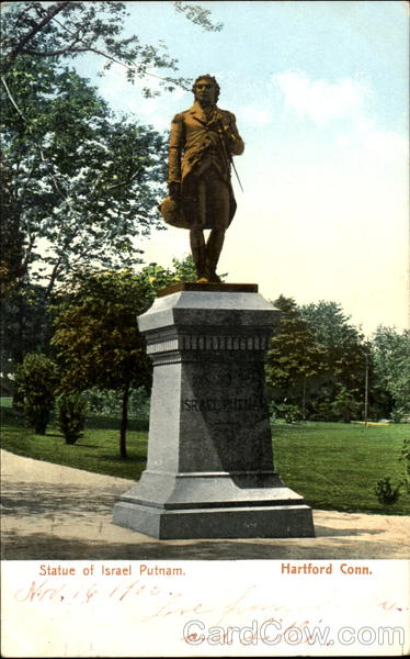 Statue Of Israel Putnam Hartford Connecticut